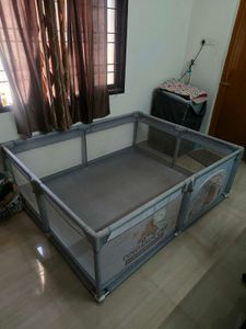 Baby Playpen - Dinosaur Car Theme