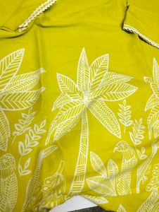 Neon Yellow Designer Coord Set