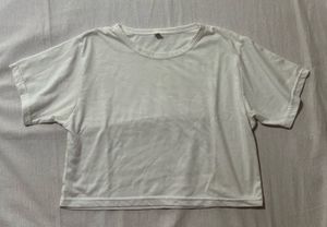 Classic White Cropped T-Shirt