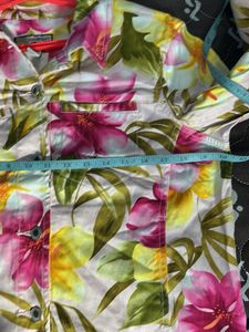 Floral Print Button-Up Shirt