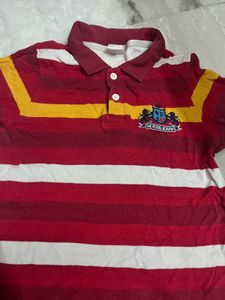 Striped Polo T-Shirt