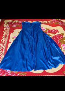 Stunning Blue High-Low Dress