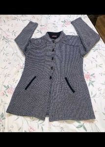 Stylish Women's Grey Cardigan Jacket