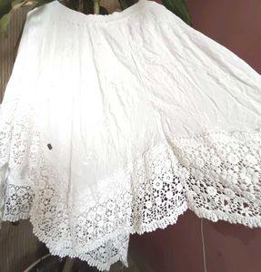 Superdry Boho White Lace skirt