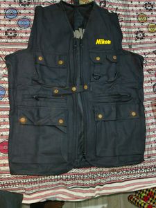 Nikon Black Half Jacket