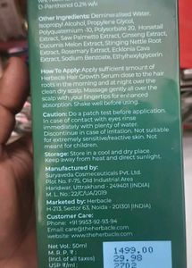 Herbacle Hair Growth Serum