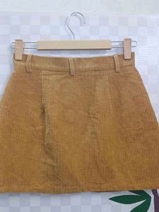 (700)Corduroy Mini Skirt - Stylish &amp; Trendy