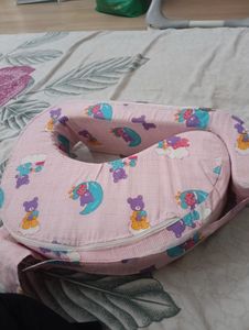 Cute Pink Bear Feeding Pillow