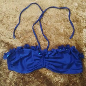 Navy Blue Bikini Top
