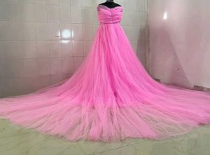 Stunning Pink Tulle Gown