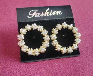 Circle Rhinestone Earrings 🤩