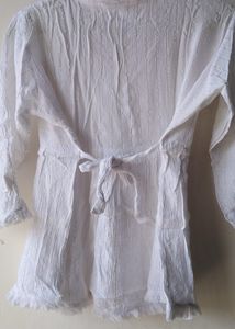Womens White Aesthetic Top