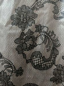 Lace Pattern Button-Down Top