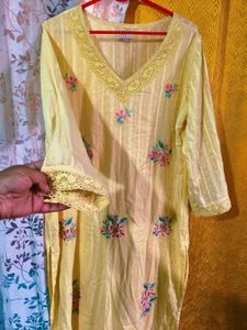 Elegant Yellow Kurta Set with Dupatta