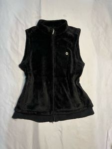 Cozy Black Fleece Vest