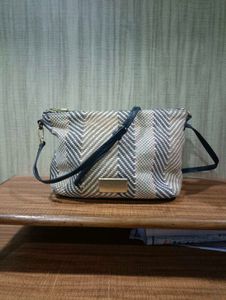 Bimba y  lola Woven Crossbody Bag