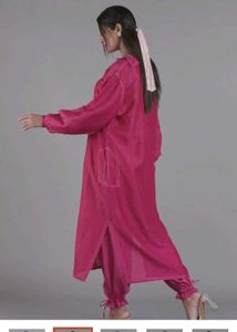 Vibrant Pink Kurta Set with Pants