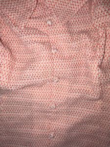 Puff Sleeve Textured Button-Up Top