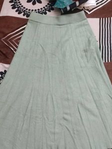 Flowy Mint Green Skirt