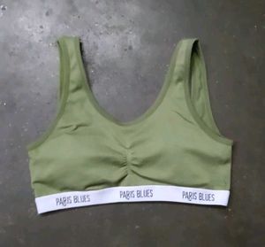 Paris Blues Sports Bra