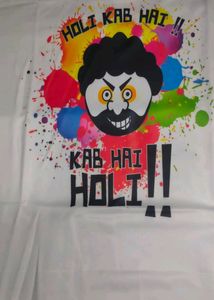 Unisex New Holi Printed Tshirt 👕