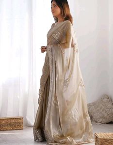 Elegant Sequin Saree