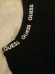 Guess Black Sleeveless Top