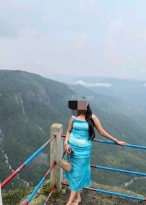 Blue y2k beach dress.Ombre Strapless Maxi Dress