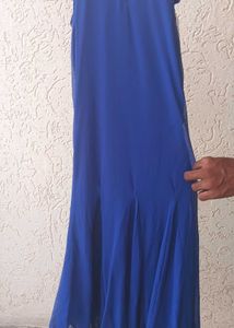 Royal Blue Embellished Ethnic Gown