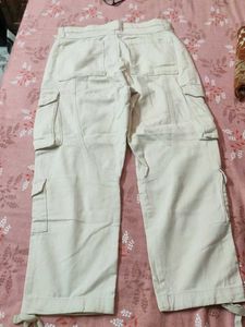 cargo white pant