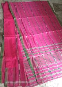 New Fancy Cotton Saree Attached फॉल
