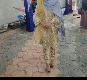 Embroidered Kurta Set with Pants