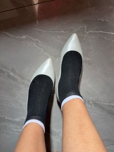 Elegant White Ballet Flats