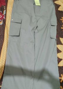 Stylish Korean Gray Cargo Pants