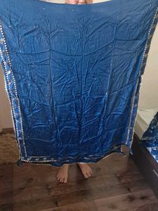 Vibrant Blue Embellished Kurta