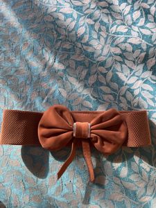 Elastic Belt with Bow