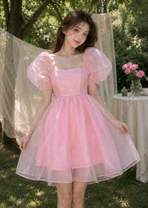 Whimsy Fairycore Pink Princess Dress