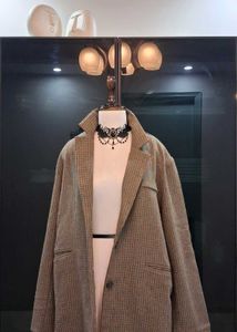 Stylish Plaid Blazer