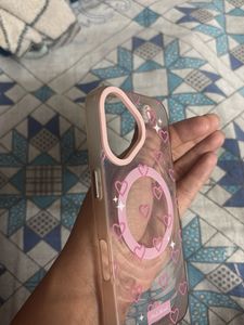 Iphone 16 Cute Pink Hearts Phone Case