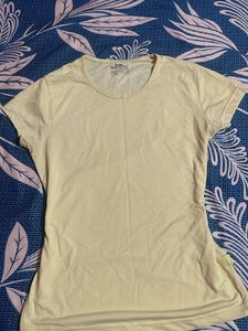 Comfortable Women's Yellow T-Shirt