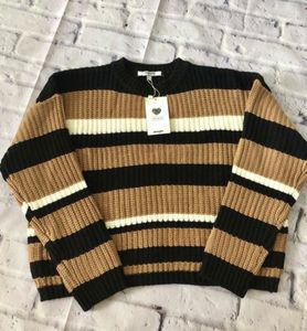 Striped Knit Pullover