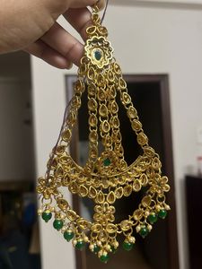Gold-Tone Tikka jhoomer pasa passa