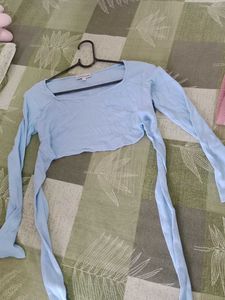 stylish backless top