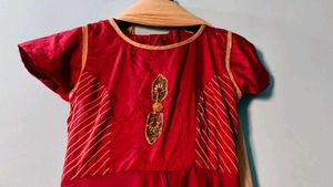 Elegant Red Kurta Set with Dupatta