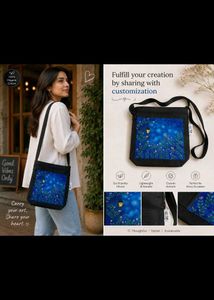 Navy blue dreamy sling bag