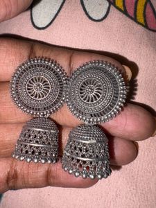 Peacock Design Jhumka Earrings