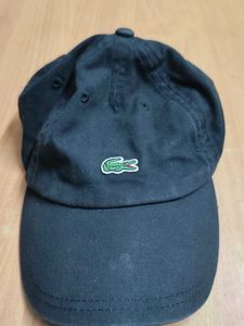 Lacoste Black Baseball Cap