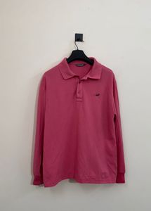 Pink Crocodile Polo Shirt