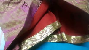 Brown Art Silk Blouse