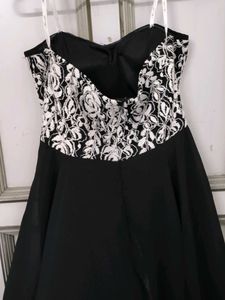 Elegant Black &amp; White Dress